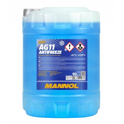 Антифриз MANNOL AG11 (-40 °C) 10L