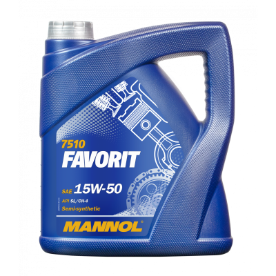 Моторное масло MANNOL Favorit 15W50 SL/CF-4 4L