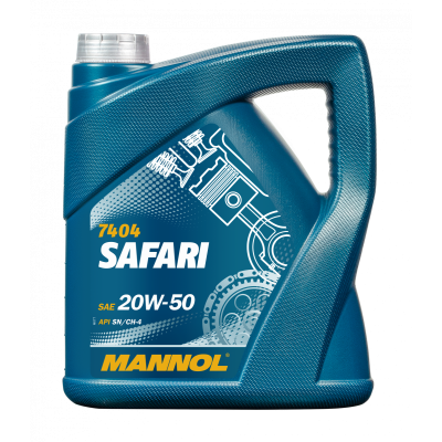 Моторное масло MANNOL Safari 20W50 SN/CH-4 4L