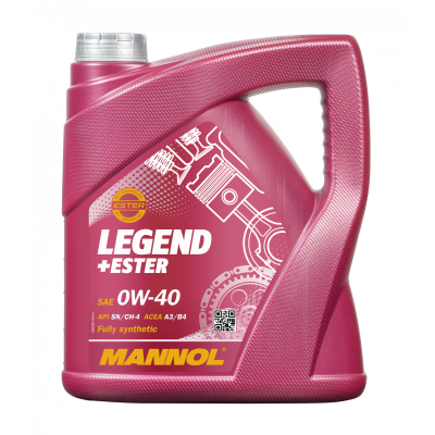 Моторное масло MANNOL Legend+Ester 0W40 SN/CH-4 4L