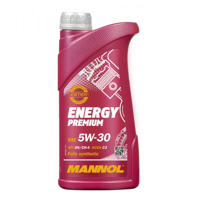 Моторное масло MANNOL Energy Premium 5W30 SN/CH-4 C3 1L