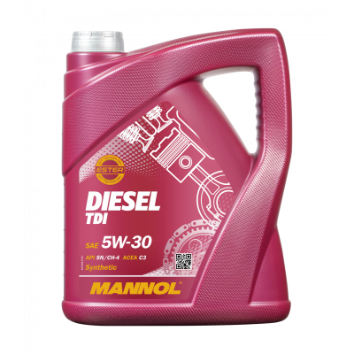 Моторное масло MANNOL Diesel TDI 5W30 CH-4/SN 5L